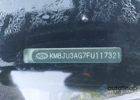 2015 Hyundai Tucson Se from USA, damaged, VIN KM8JU3AG7FU117321